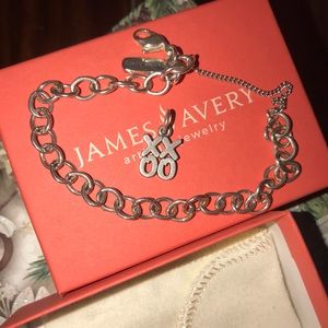 James Avery Bracelet with XO charm! NWOT